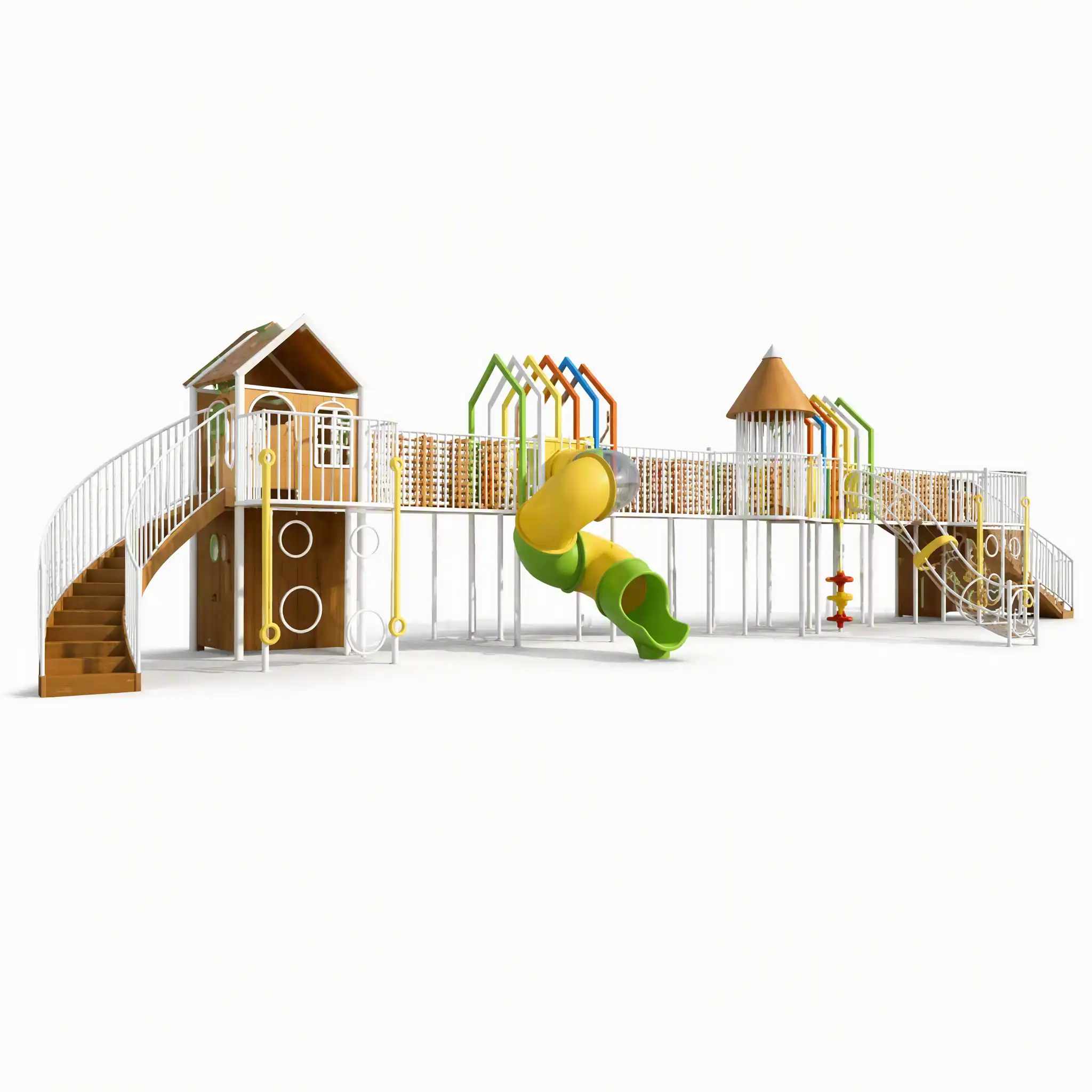 tree house kingdom themedplayground with slide6
