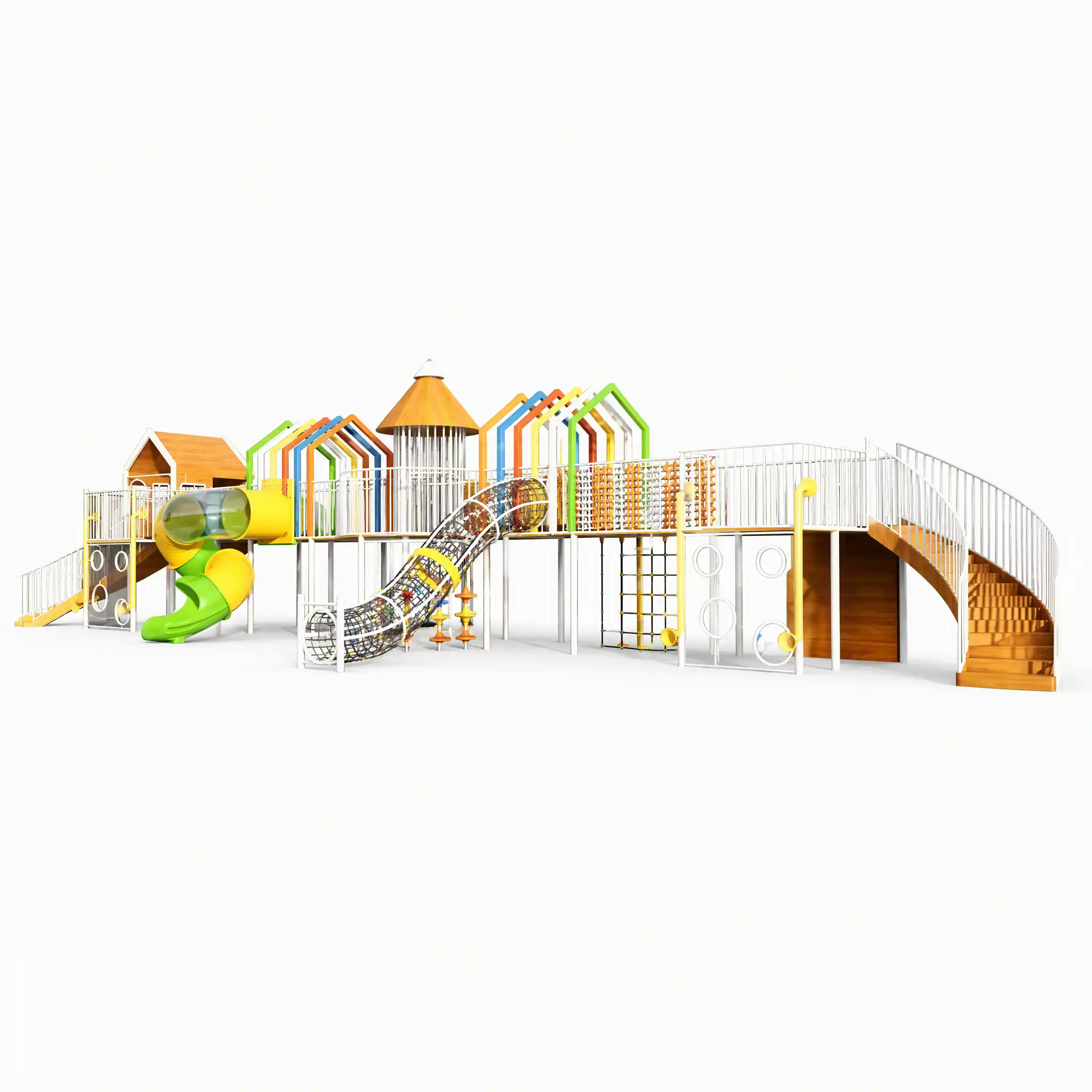 tree house kingdom themedplayground with slide8
