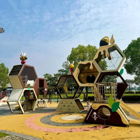 climbing slide play complex