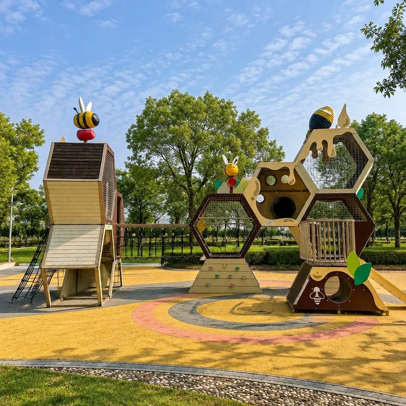 climbing slide play complex1