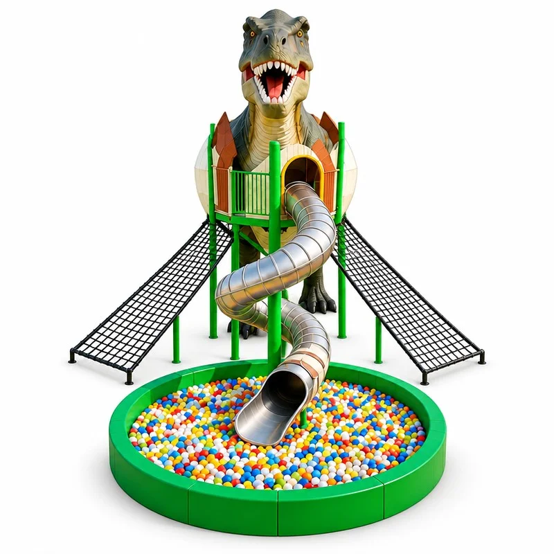 dinosaur climbing slide4