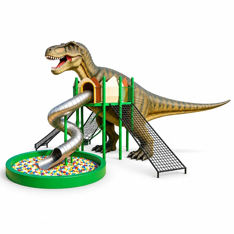 dinosaur climbing slide5