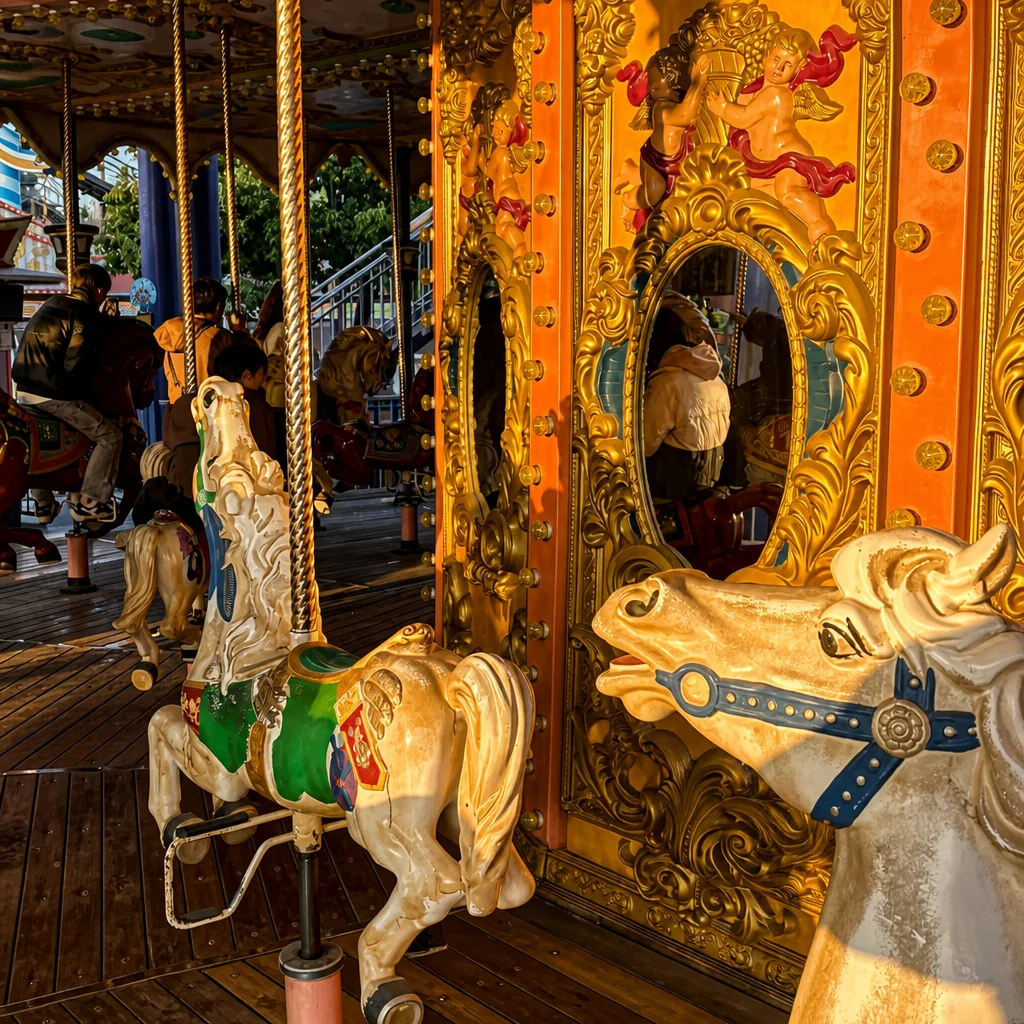double decker carousel