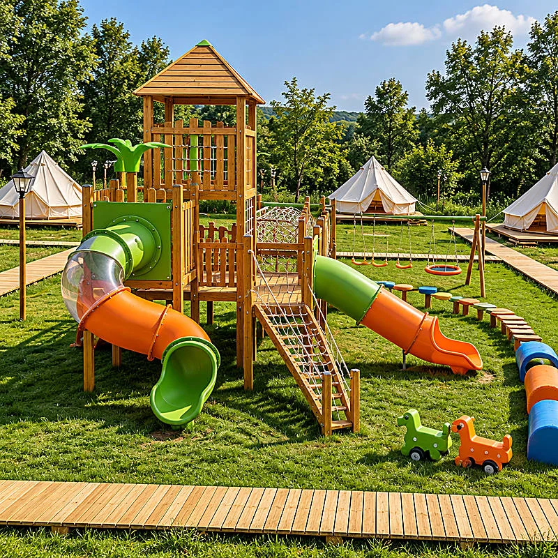 glamping castle play complex1