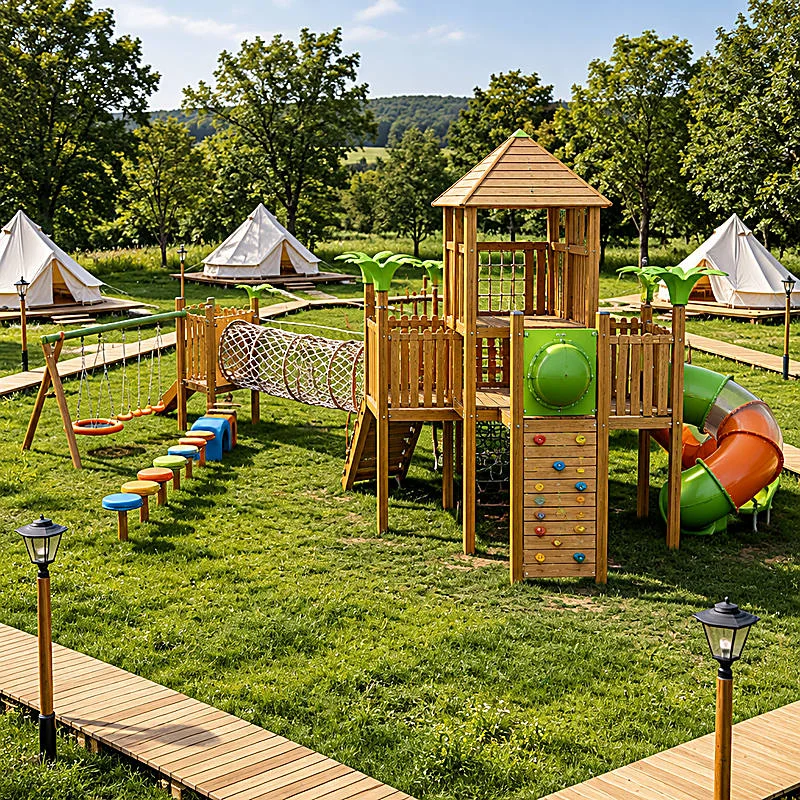 glamping castle play complex2