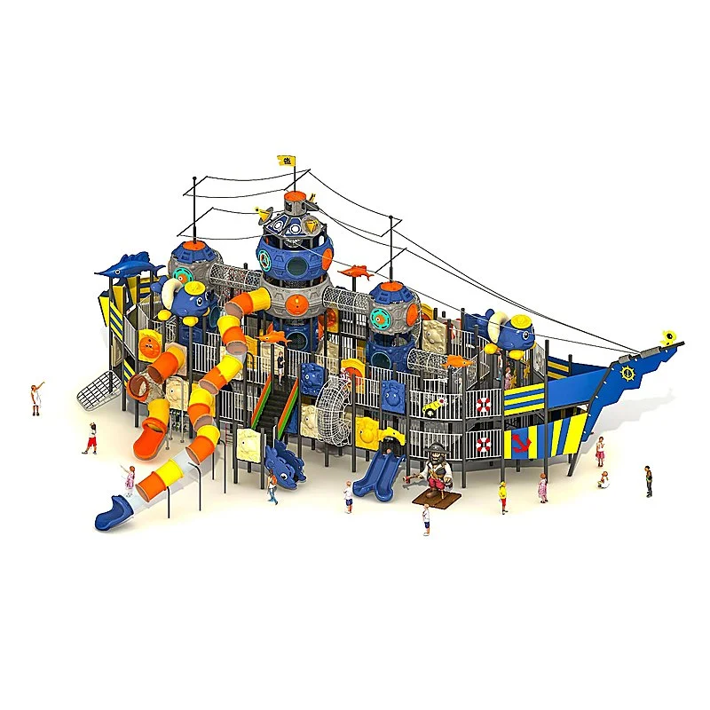large pirate ship play complex