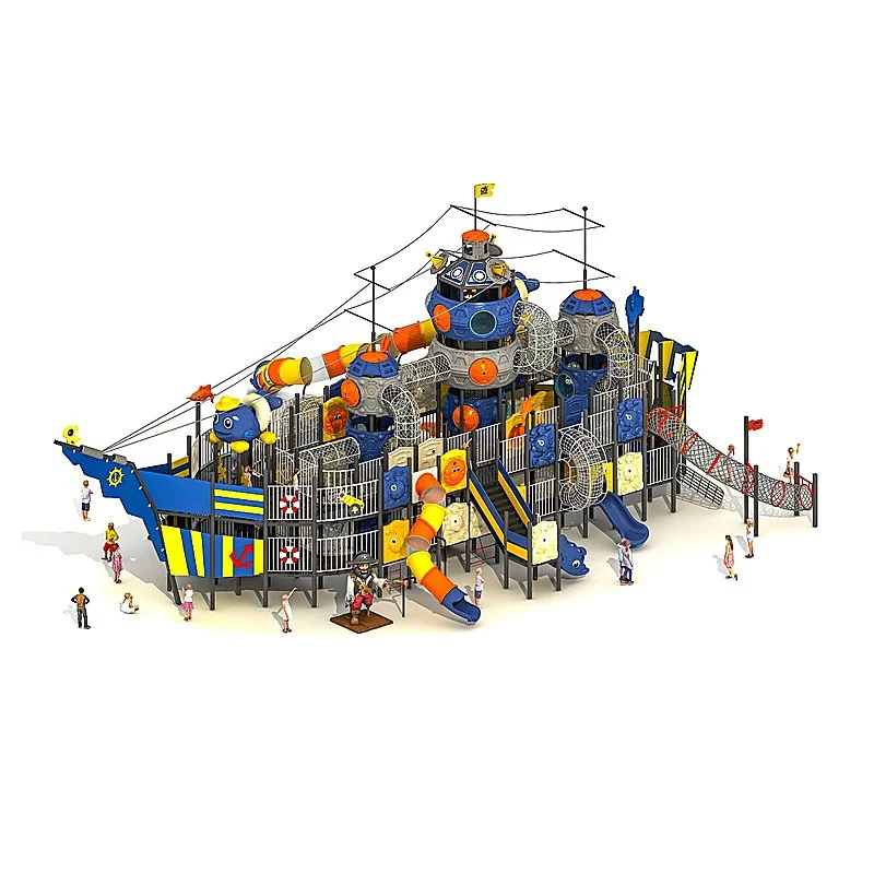 large pirate ship play complex1