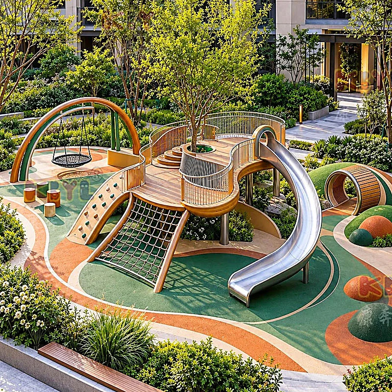 Complex Product Net Designing Nature Treehouse Play Complex | ChiSheng
