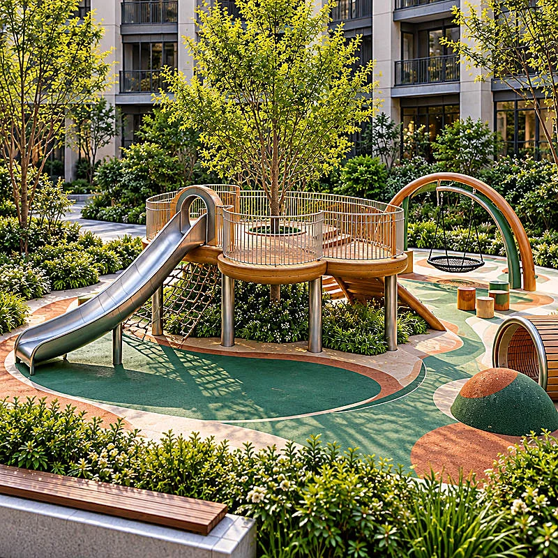 nature treehouse play complex2