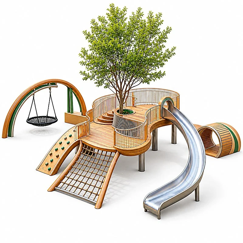 nature treehouse play complex4