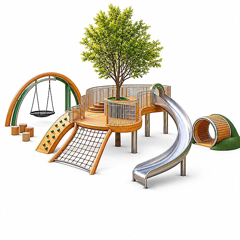 nature treehouse play complex5