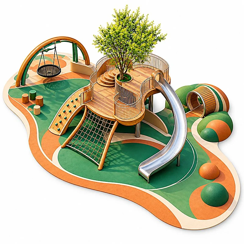 Nature Treehouse Play Complex | ChiSheng