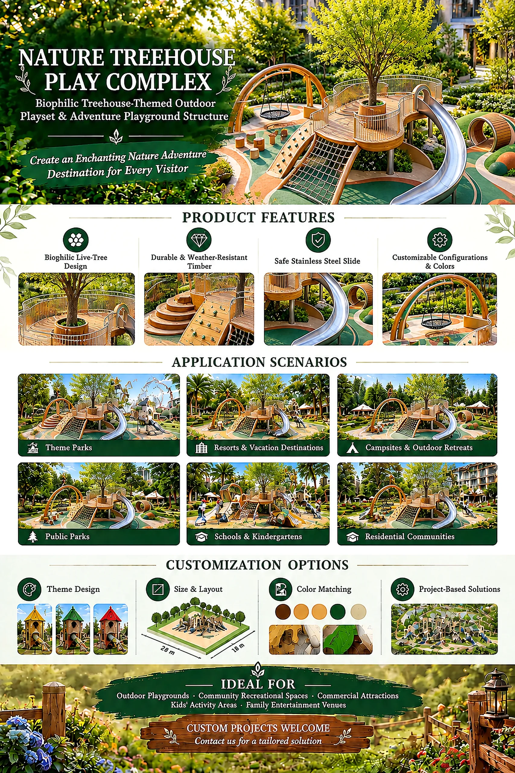 Complex Product Net Designing Nature Treehouse Play Complex | ChiSheng