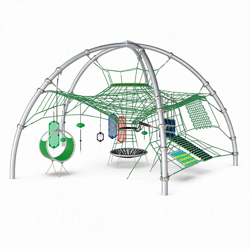 outdoor rope climbing dome1