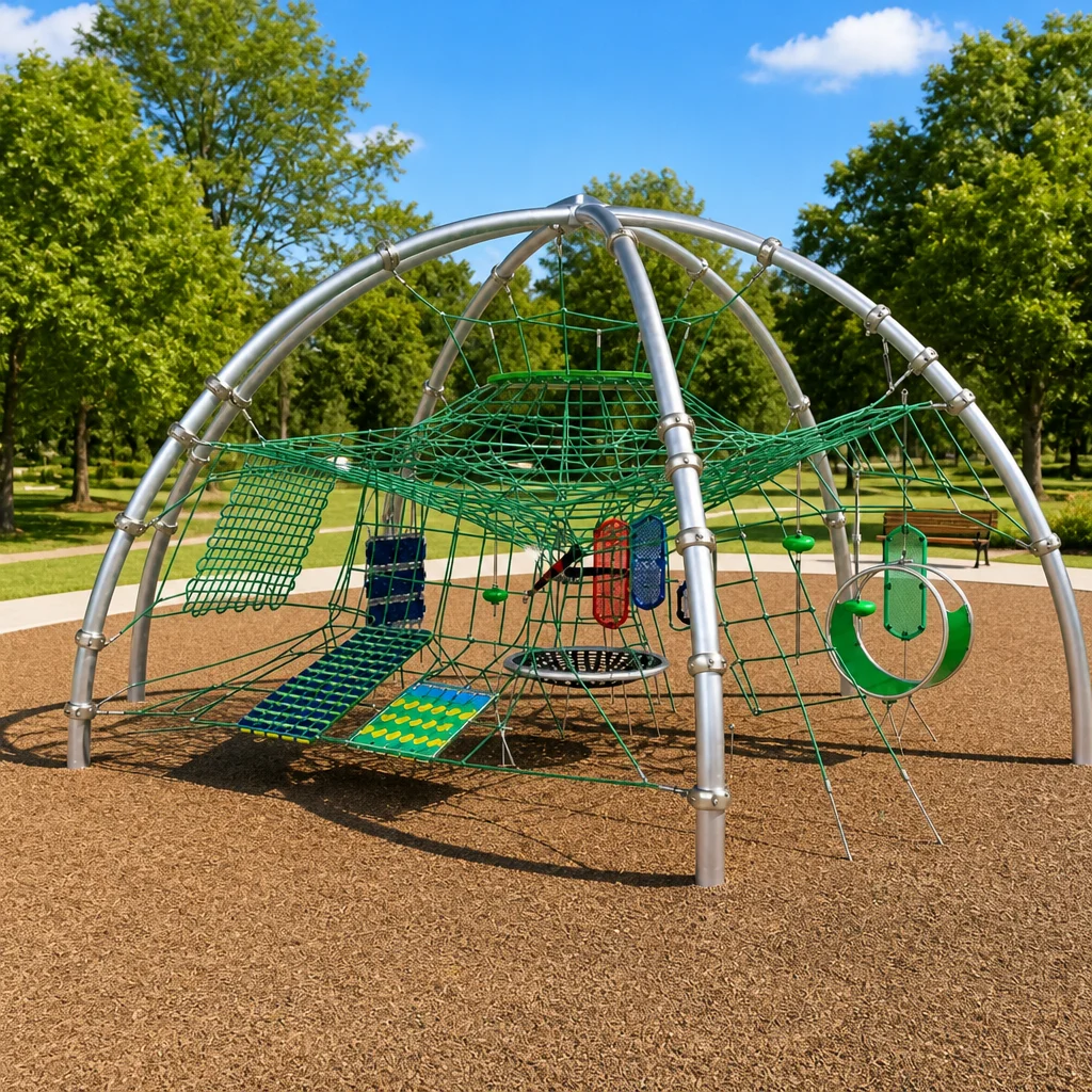 outdoor rope climbing dome4