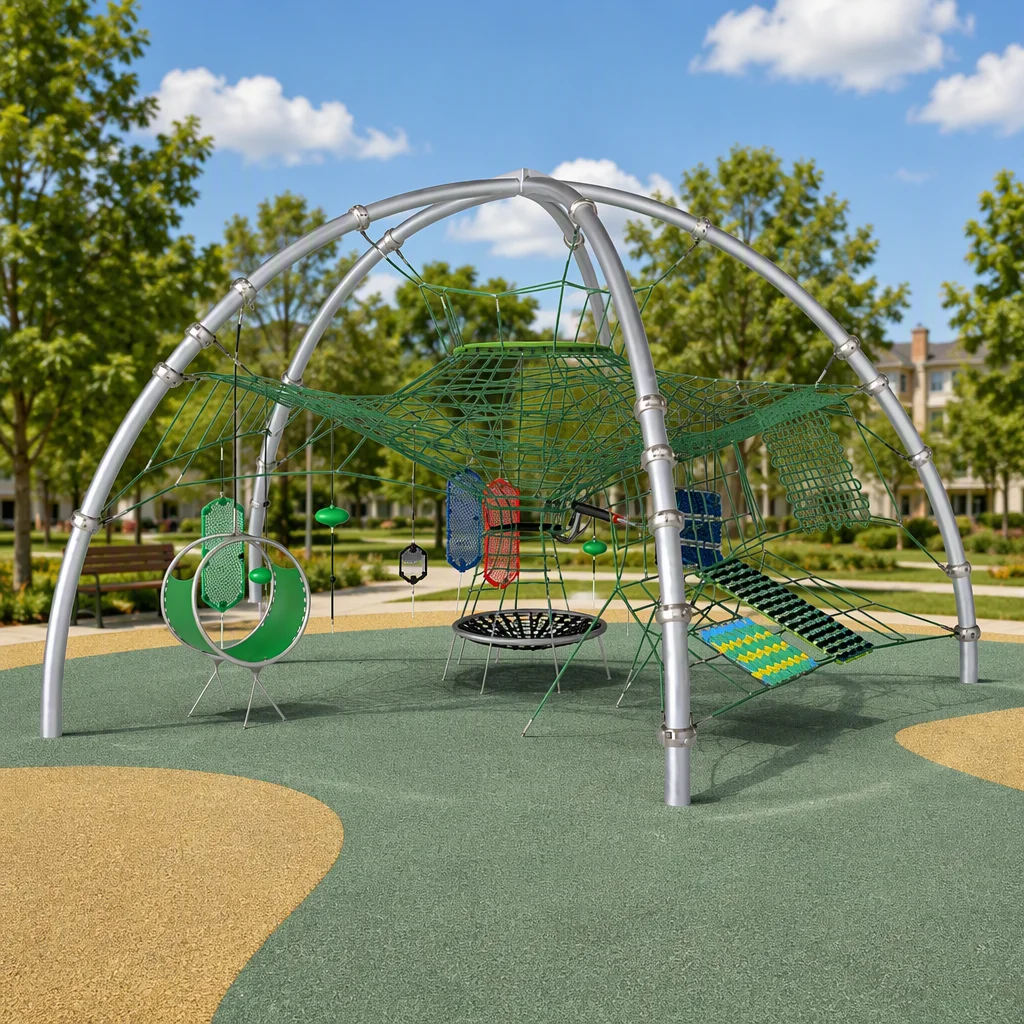 outdoor rope climbing dome6