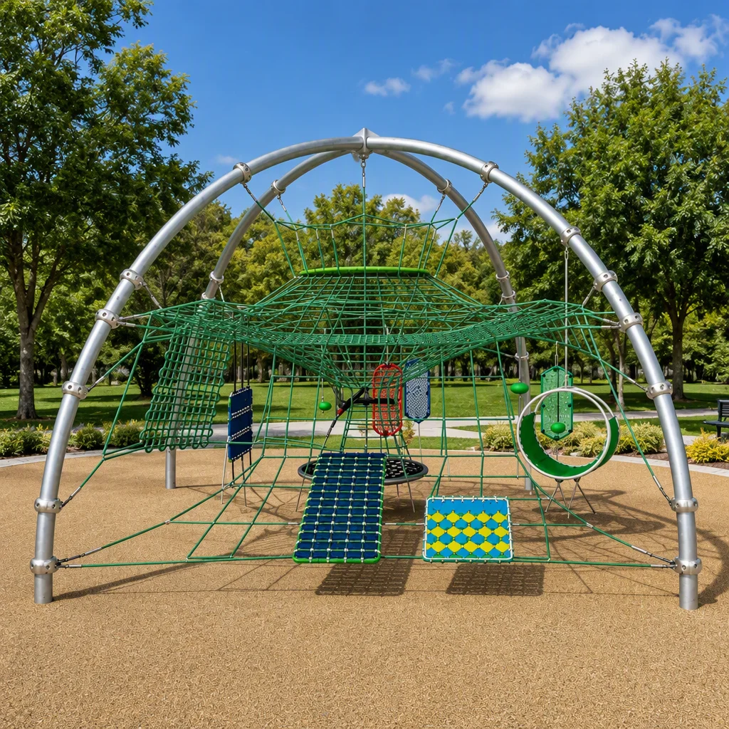 outdoor rope climbing dome7