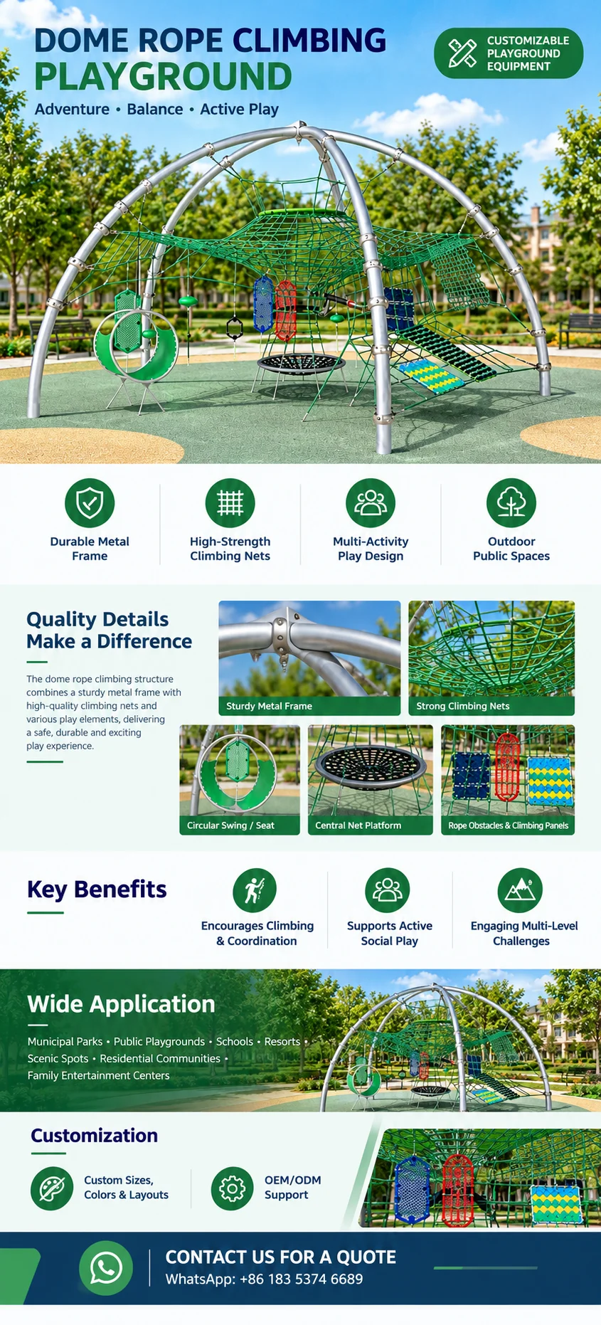 outdoor rope climbing dome9