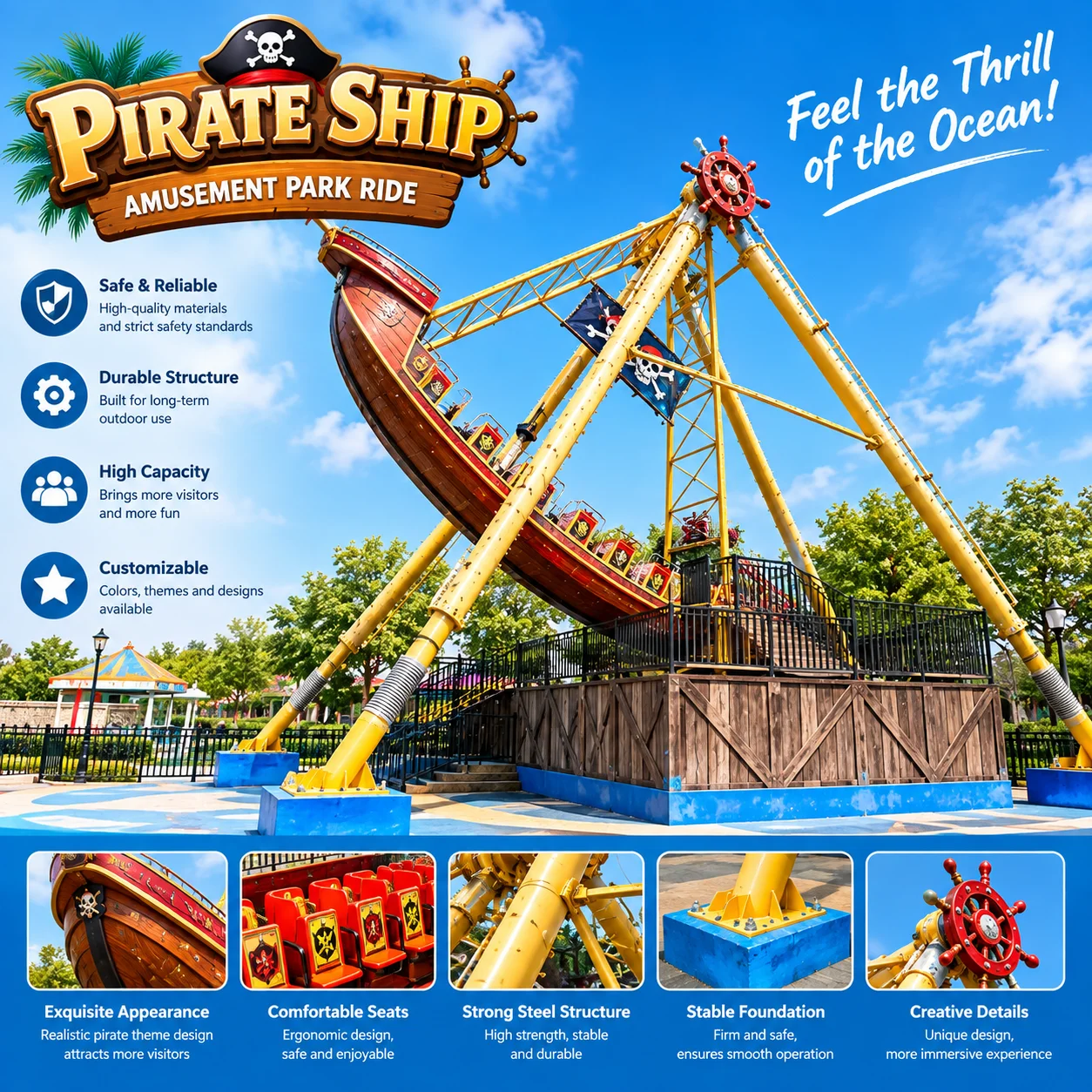 pirate ship amusement ride